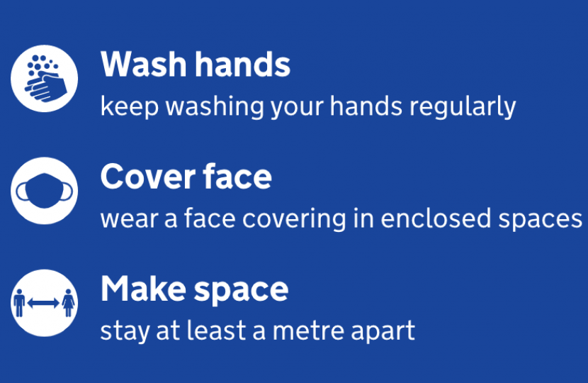 Wash Hands - Cover Face - Make Space 👐😷↔️